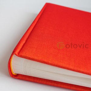 Фотоальбом Goldbuch 27706 Лен Оранжевый 60 белых страниц 26х30