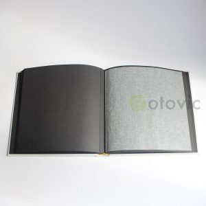 Фотоальбом под уголки Goldbuch 27943 Серый  60 черных страниц 26х30