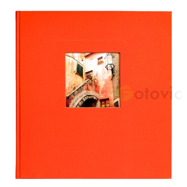 Фотоальбом Goldbuch 27899 оранжевый 60 белых страниц 26х30