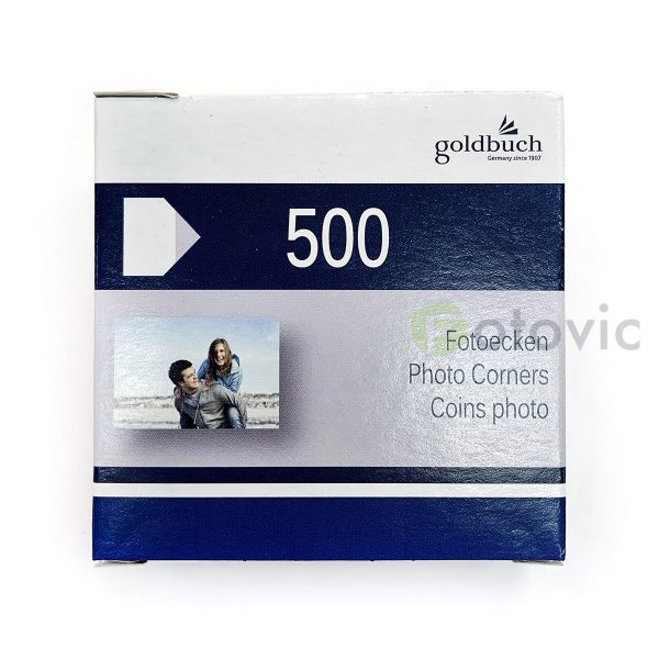 Goldbuch 83094 уголки для фотографий (белая основа)  500шт